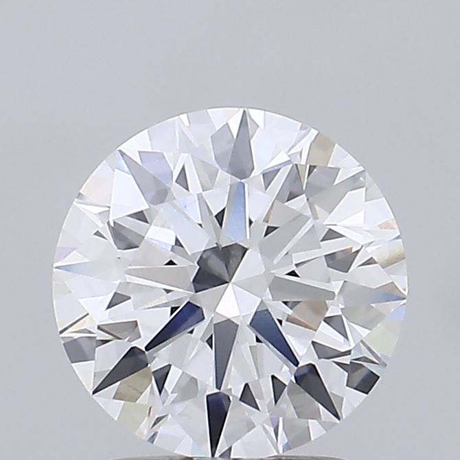 2.18ct Round, D VVS2 — IGI