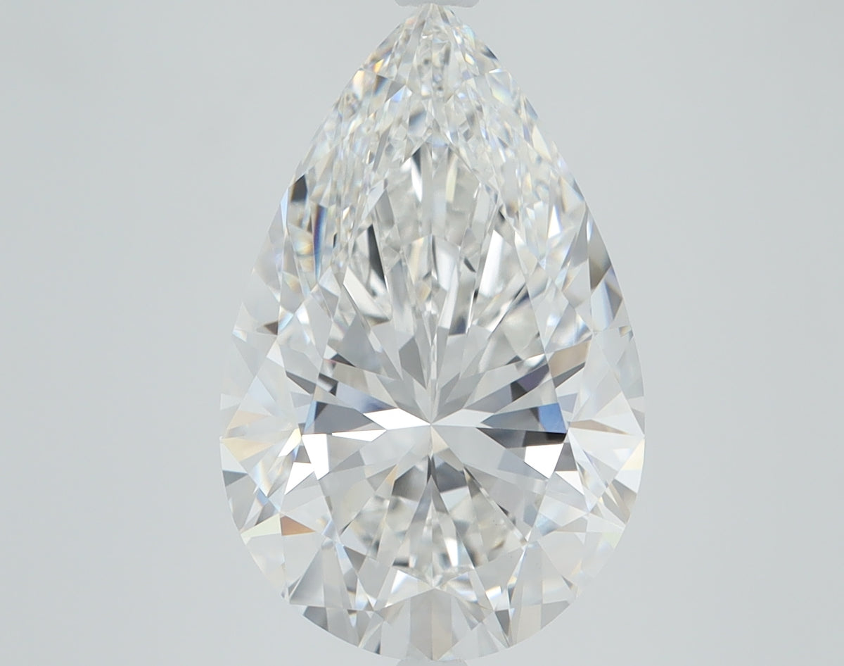 5.02ct Pear, E VVS1 — IGI