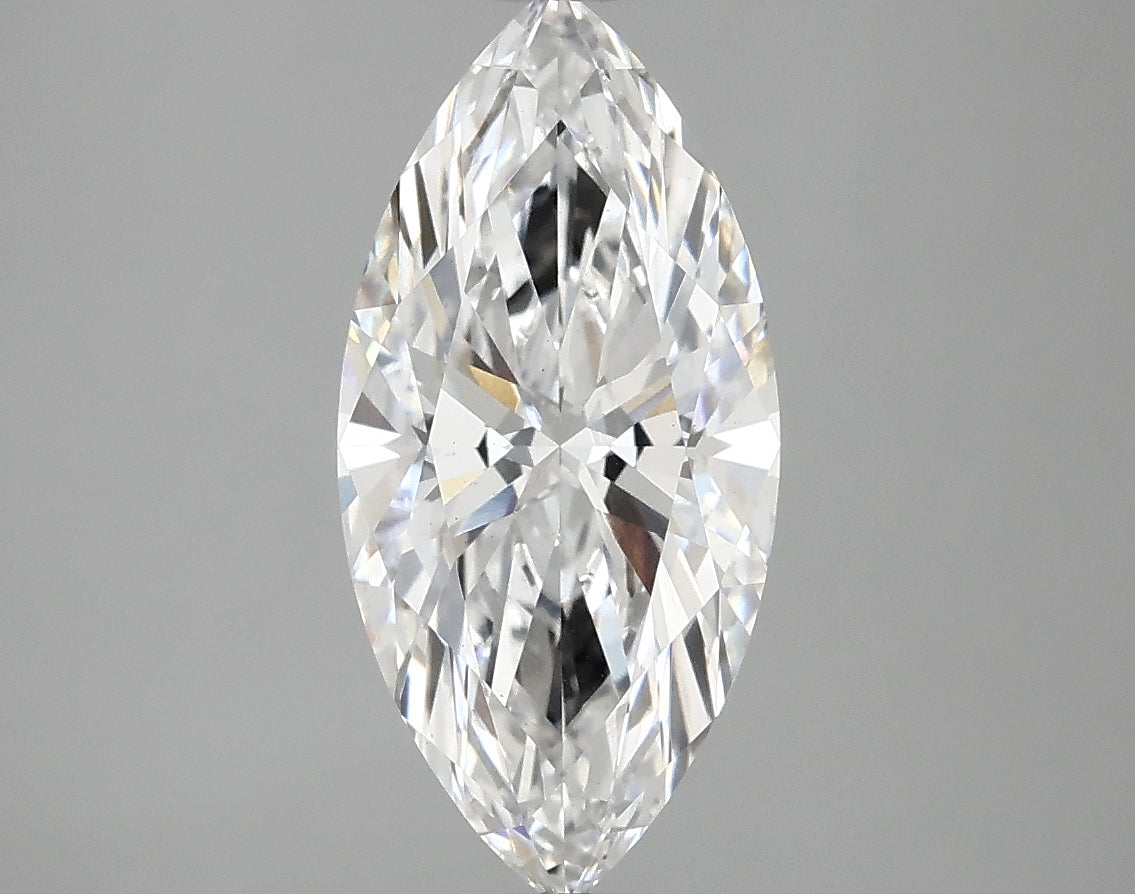 2.1ct Marquise, D VS2 — IGI