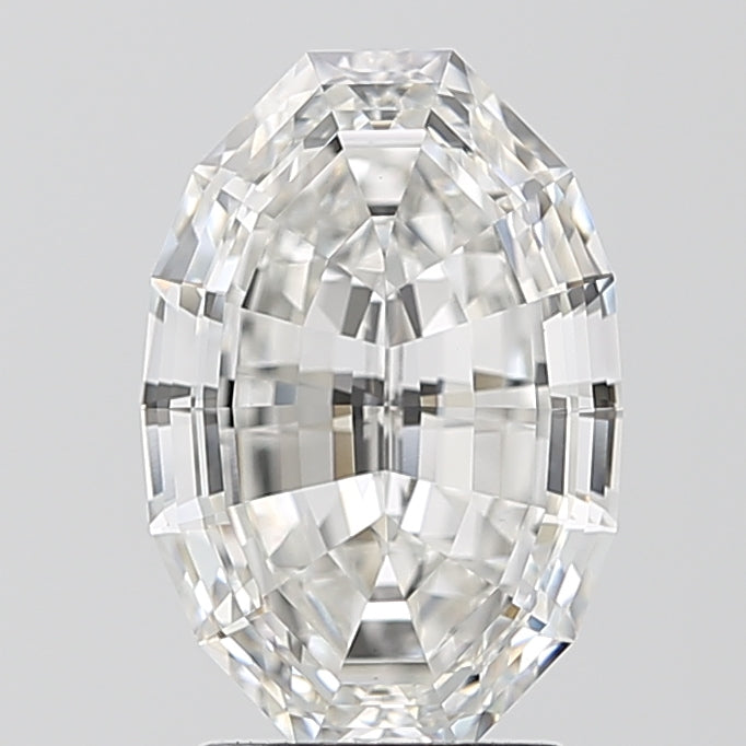 3.21ct Oval Step Cut Lab-Grown Diamond — E VS1, IGI Certified