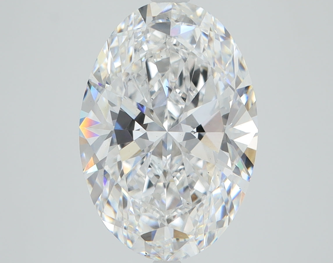 3.51ct Oval, D VS2 — IGI