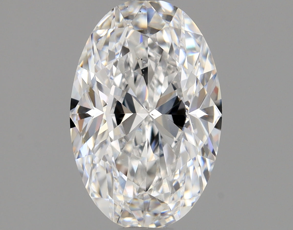 1.0ct Oval, D VS2 — GIA