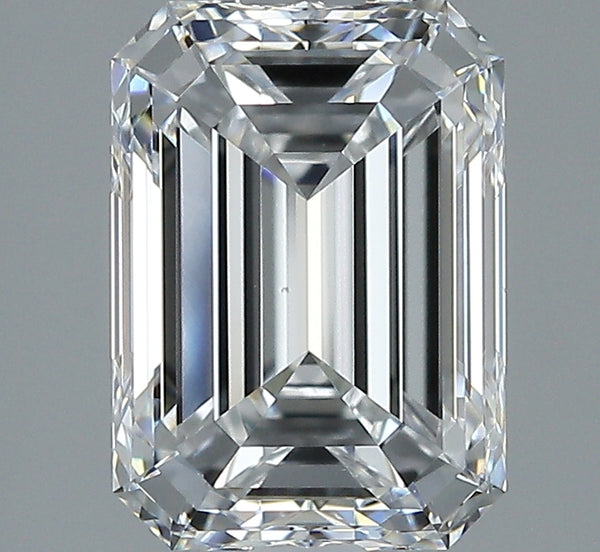 2.04ct EMERALD, D VS1 — GIA