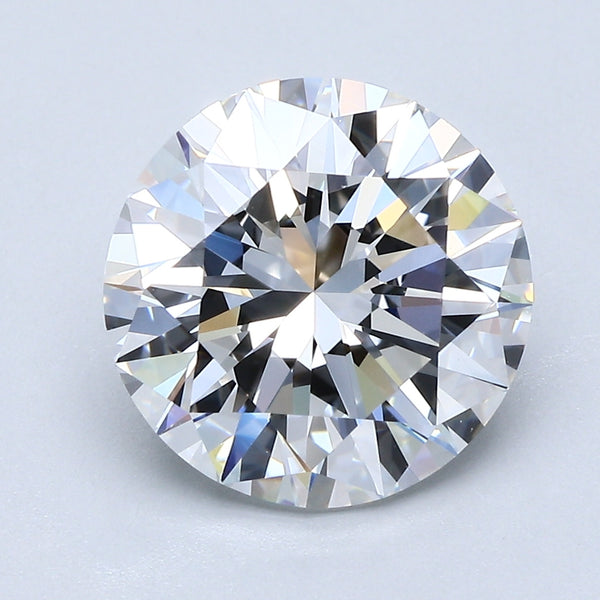 4.01ct Round, F VS1 — GIA