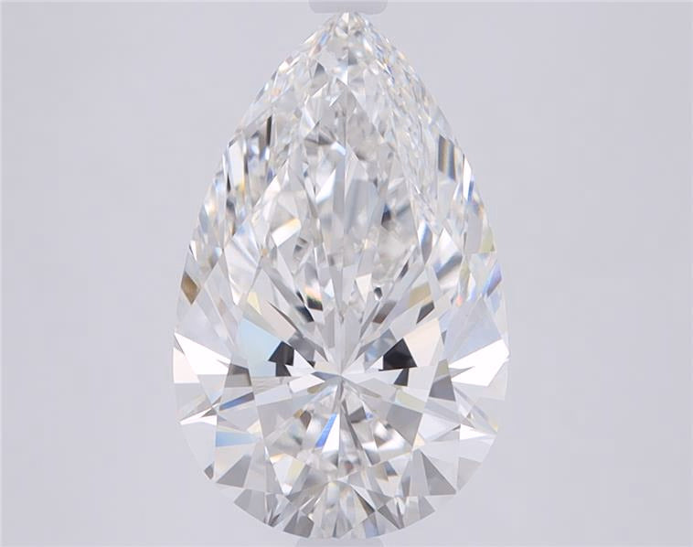 3.52ct Pear, F VVS2 — IGI
