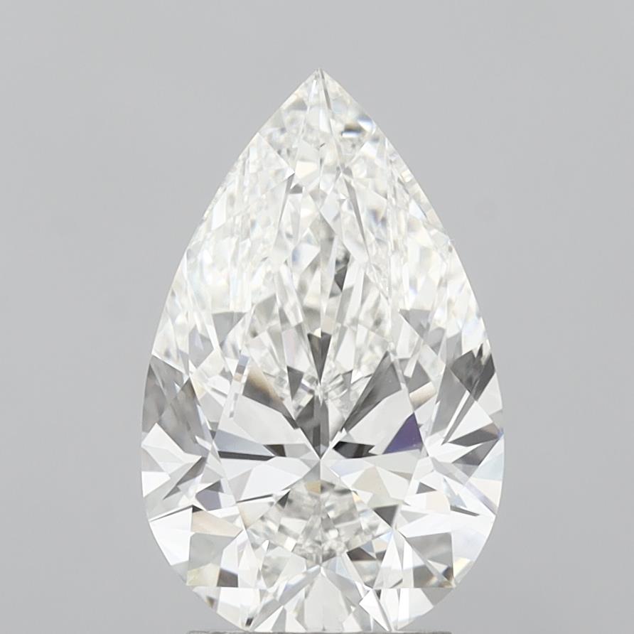 3.05ct Pear, F VVS2 — IGI