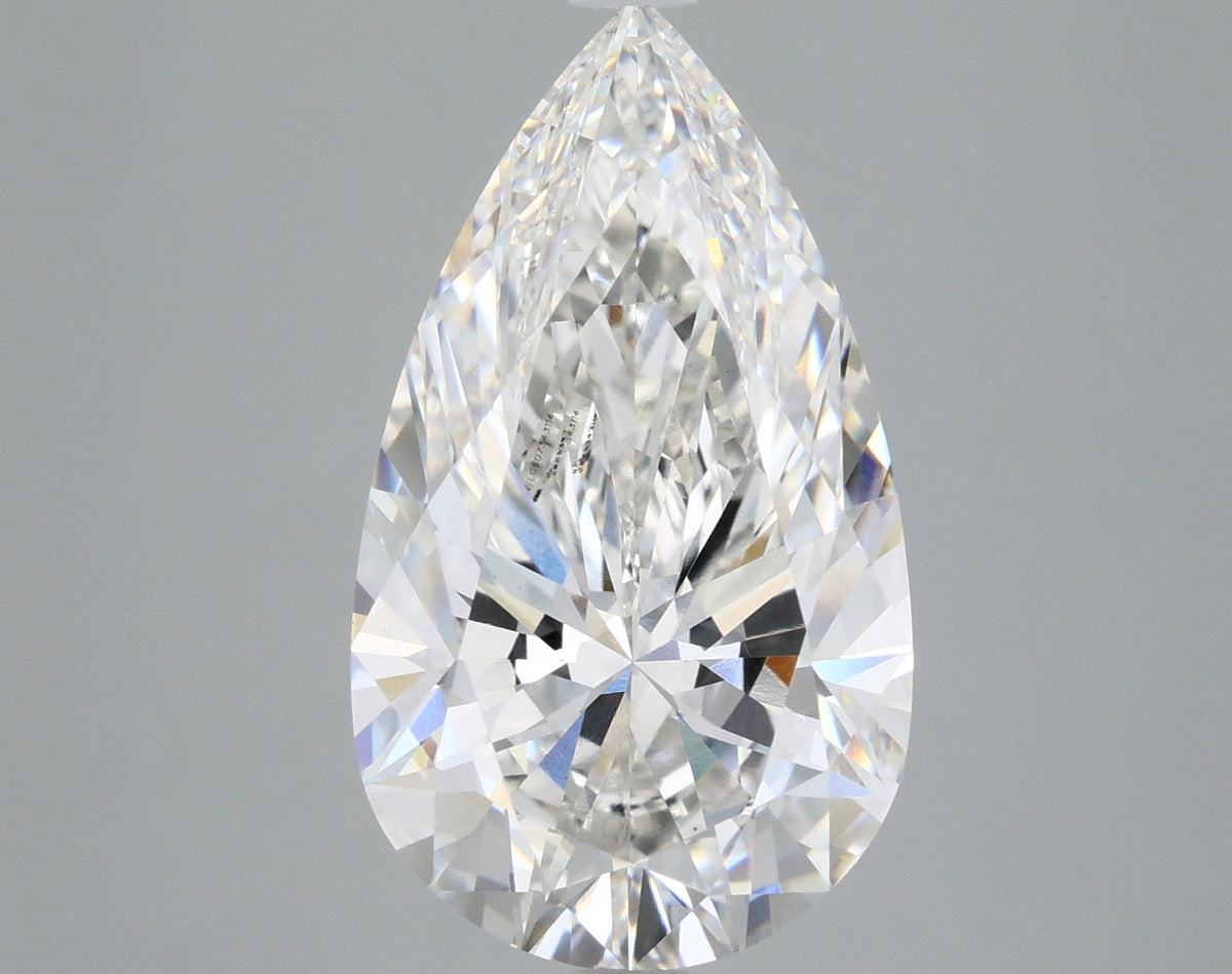 4.87ct Pear, F VS1 — IGI