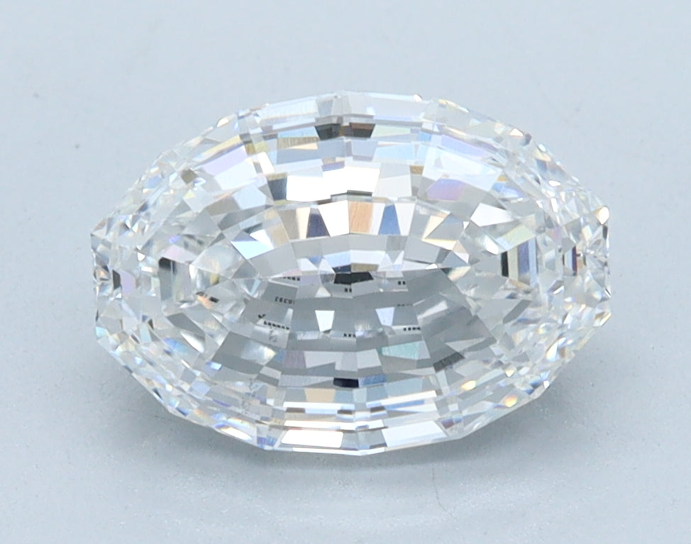 2.01ct Oval Step Cut, D VS1 — IGI