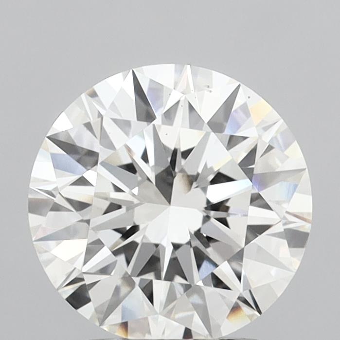 2.5ct Round, F VS2 — IGI