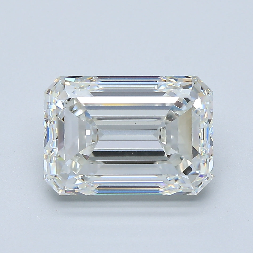 3.71ct Emerald Natural Diamond — H VS1, GIA Certified