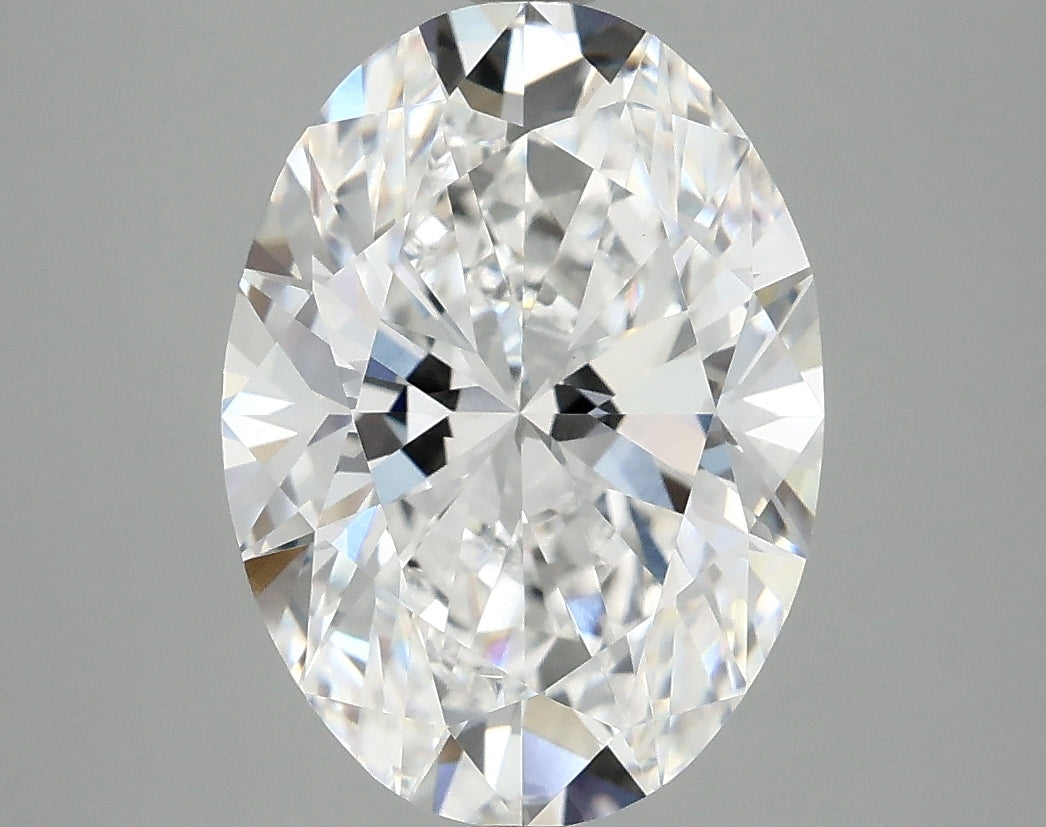 4.06ct Oval, D VVS2 — IGI