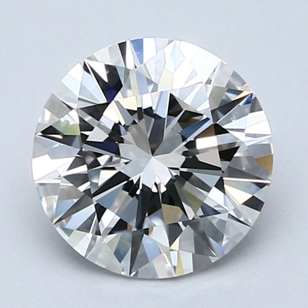 2.1ct Round, F VVS1 — GIA