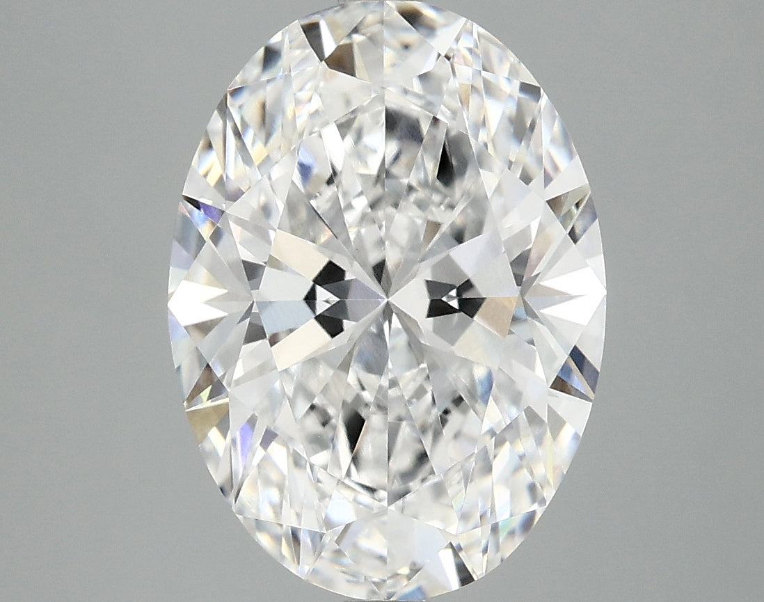 4.1ct Oval Lab-Grown Diamond — D VVS2, IGI Certified