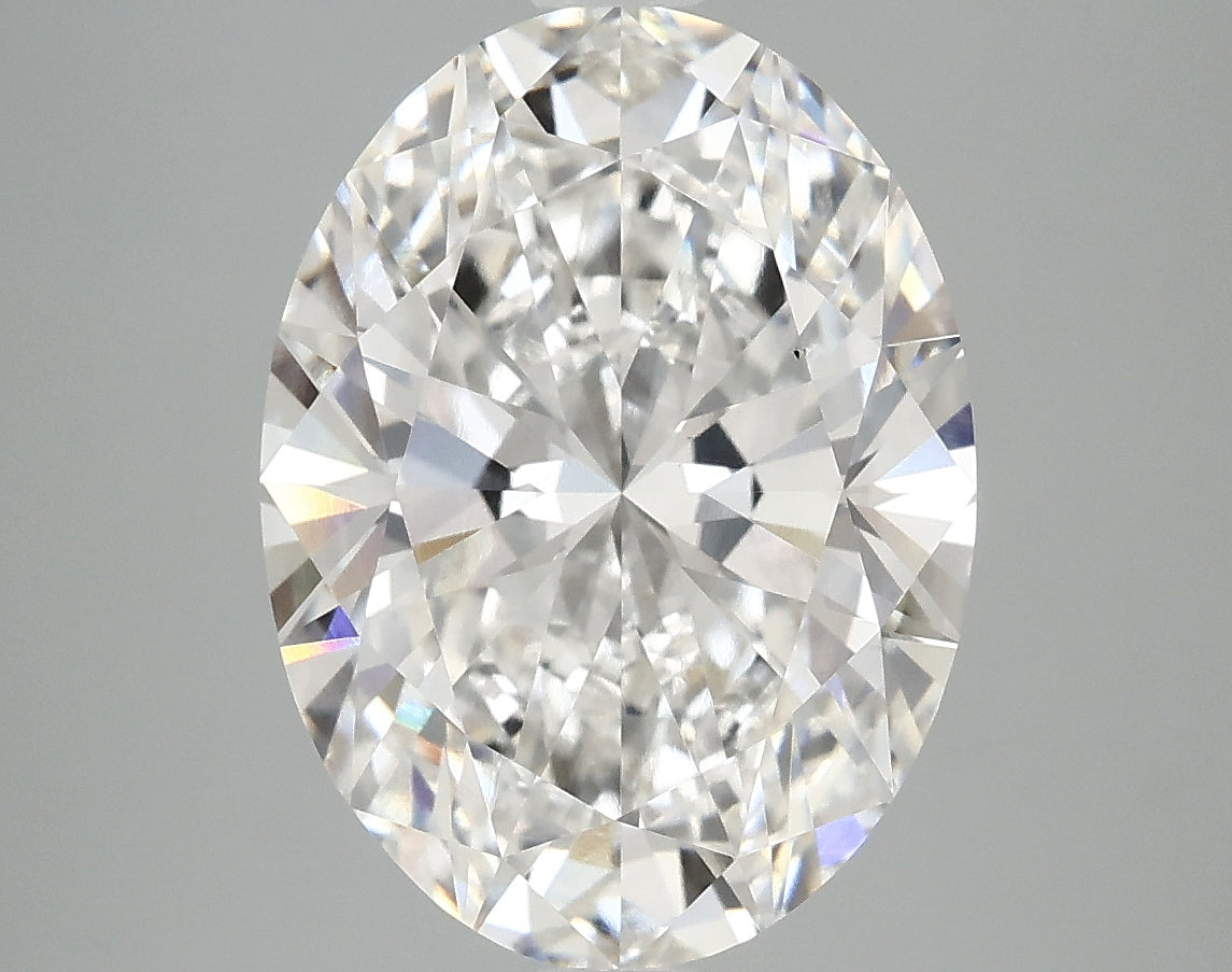 4.91ct Oval, F VS2 — IGI