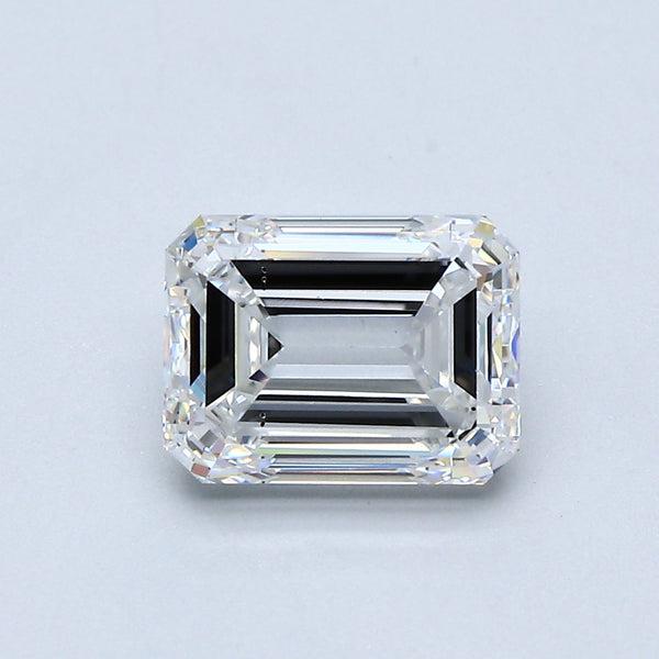 2.03ct EMERALD, F VS2 — GIA