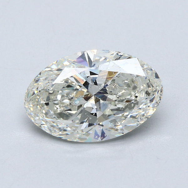 4.1ct OVAL, G SI2 — GIA