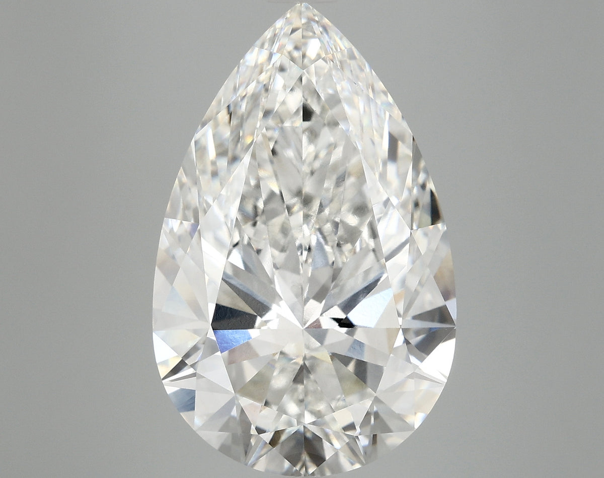 9.15ct Pear, F VVS2 — IGI