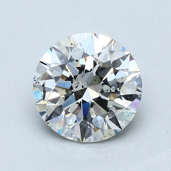 2.5ct Round Natural Diamond — H SI2, GIA Certified