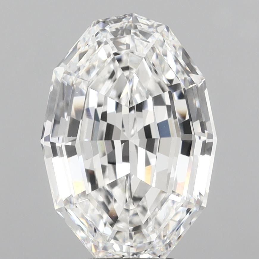 5.02ct Oval Step Cut, E VVS2 — IGI