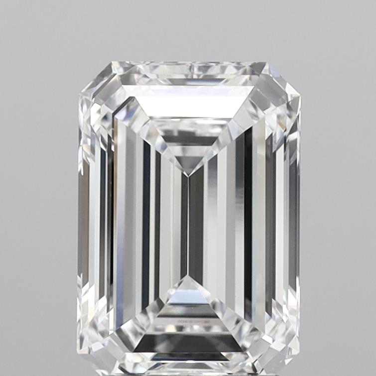 2.5ct Emerald Lab-Grown Diamond — E VVS2, IGI Certified