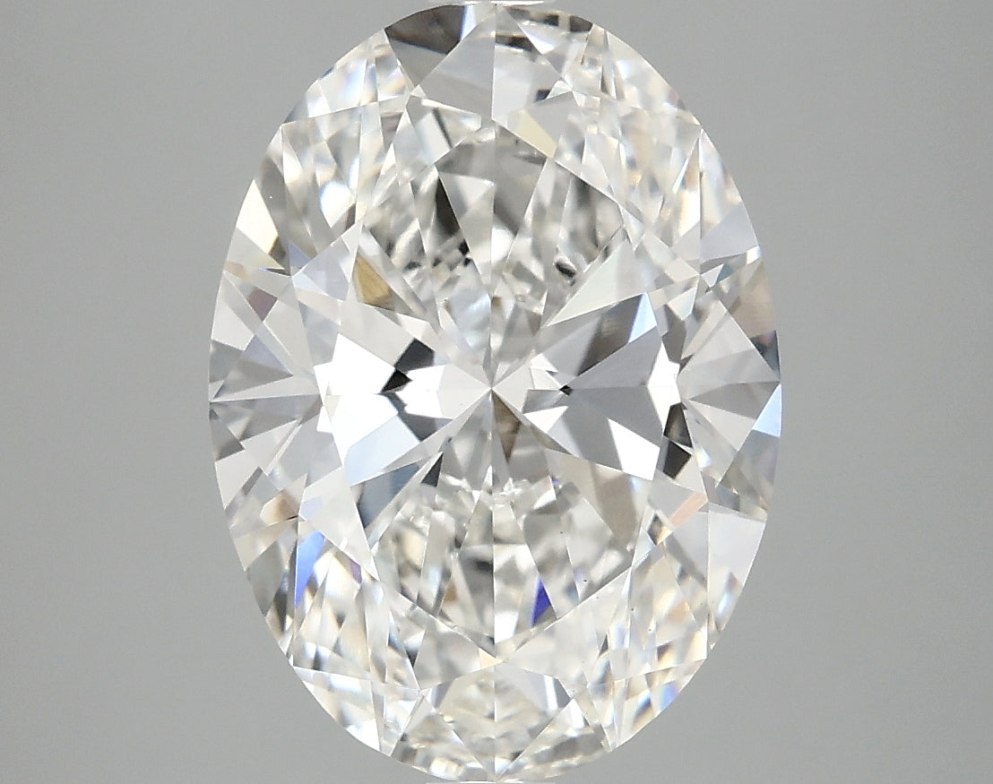 3.92ct Oval, F VS1 — IGI