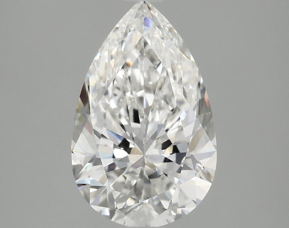 2.45ct Pear, F VS2 — IGI