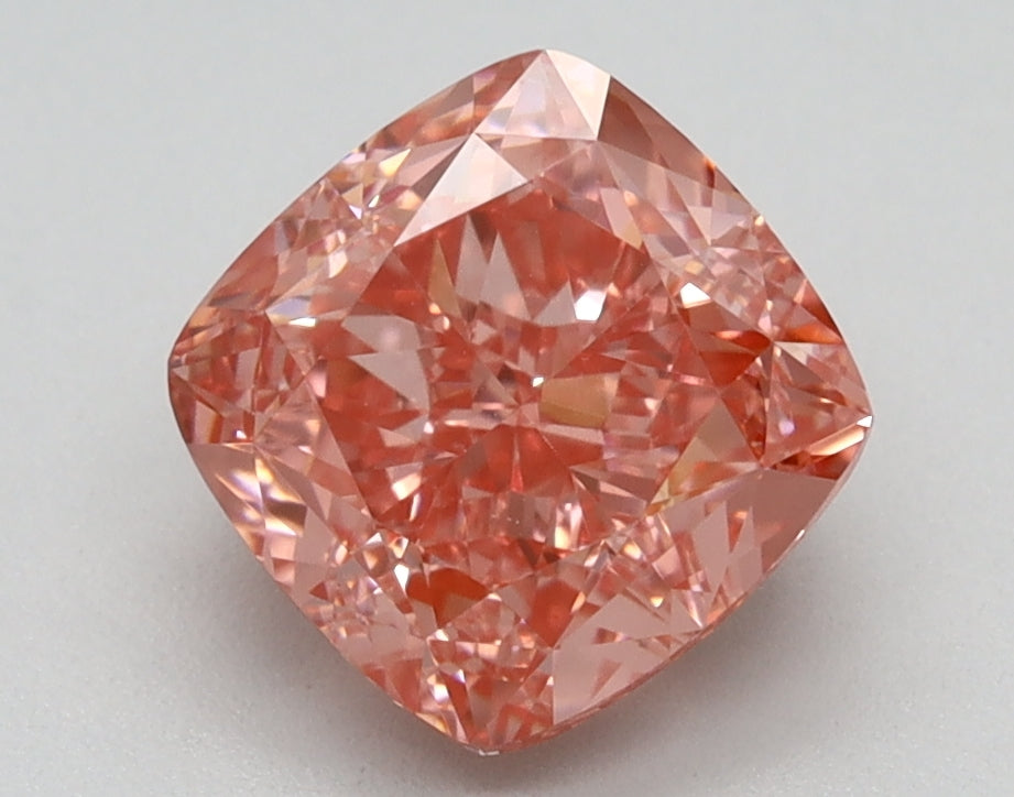 2.03ct Cushion Fancy Vivid Pink Lab-Grown Diamond — VVS2 | IGI