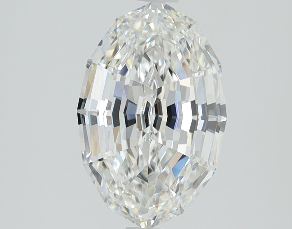 2.02ct Oval Step Cut, E VVS2 — IGI
