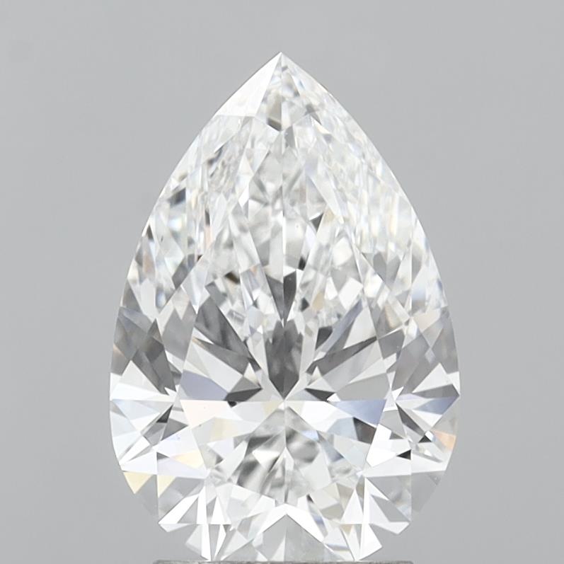 2.81ct Pear, D VS1 — IGI