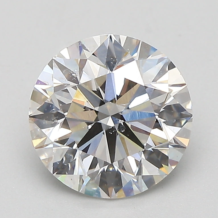 2.0ct Round Natural Diamond — H SI2, GIA Certified
