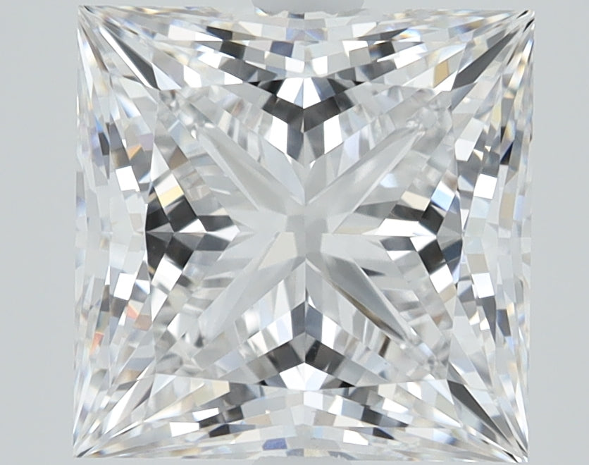 3.51ct Princess, D VVS2 — IGI