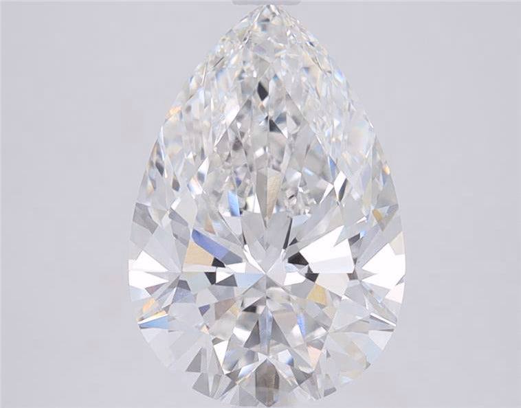 4.14ct Pear, D VVS1 — IGI