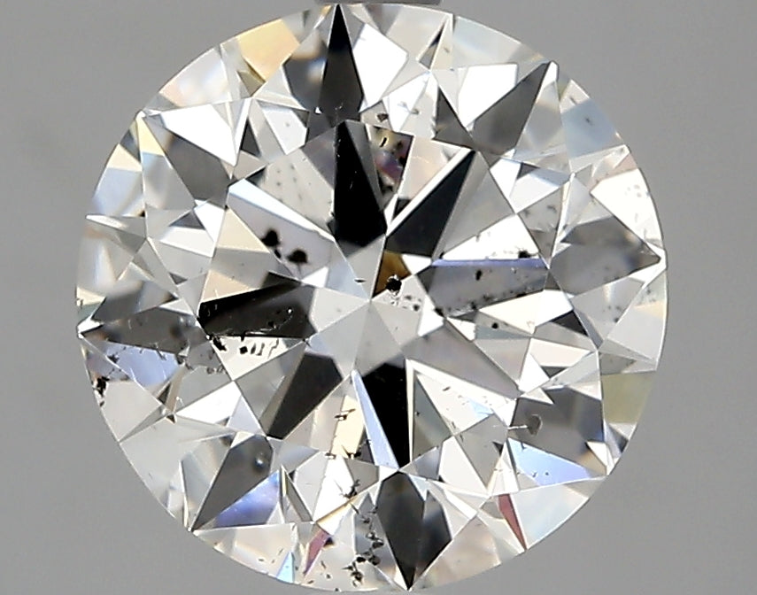 3.15ct Round Natural Diamond — H SI2, GIA Certified