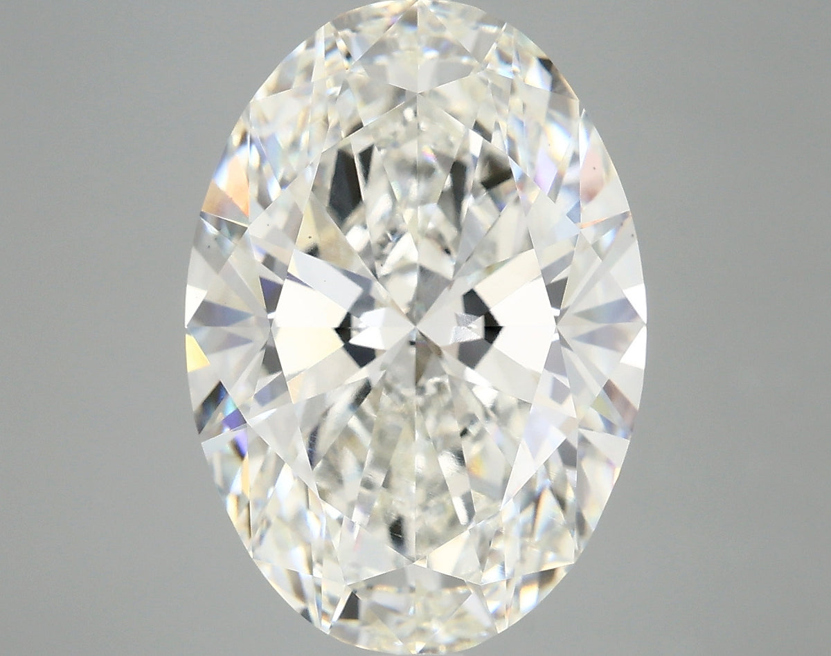7.77ct Oval, F VS1 — IGI