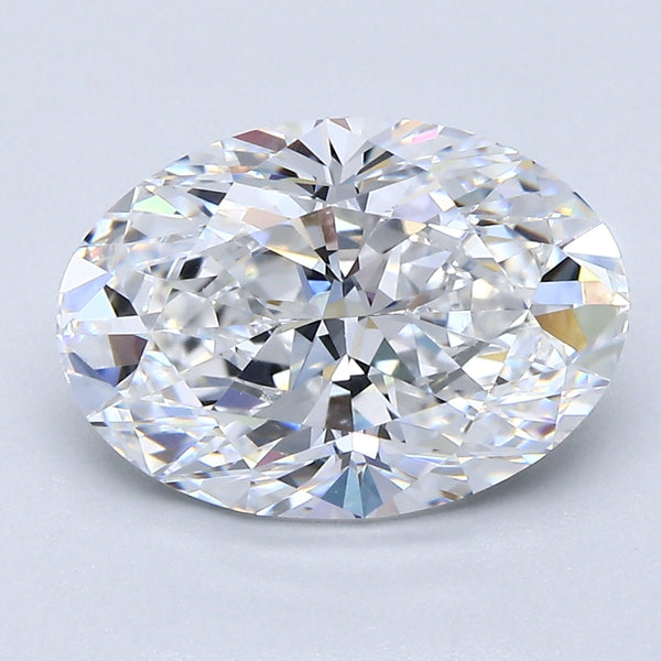 3.38ct Oval Natural Diamond — D VS1, UNCERTIFIED Certified