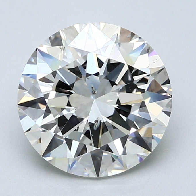 3.01ct Round, H SI2 — GIA