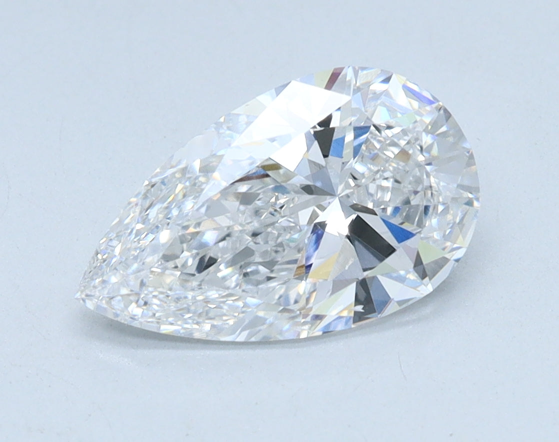 1.5ct Pear, D VS2 — IGI