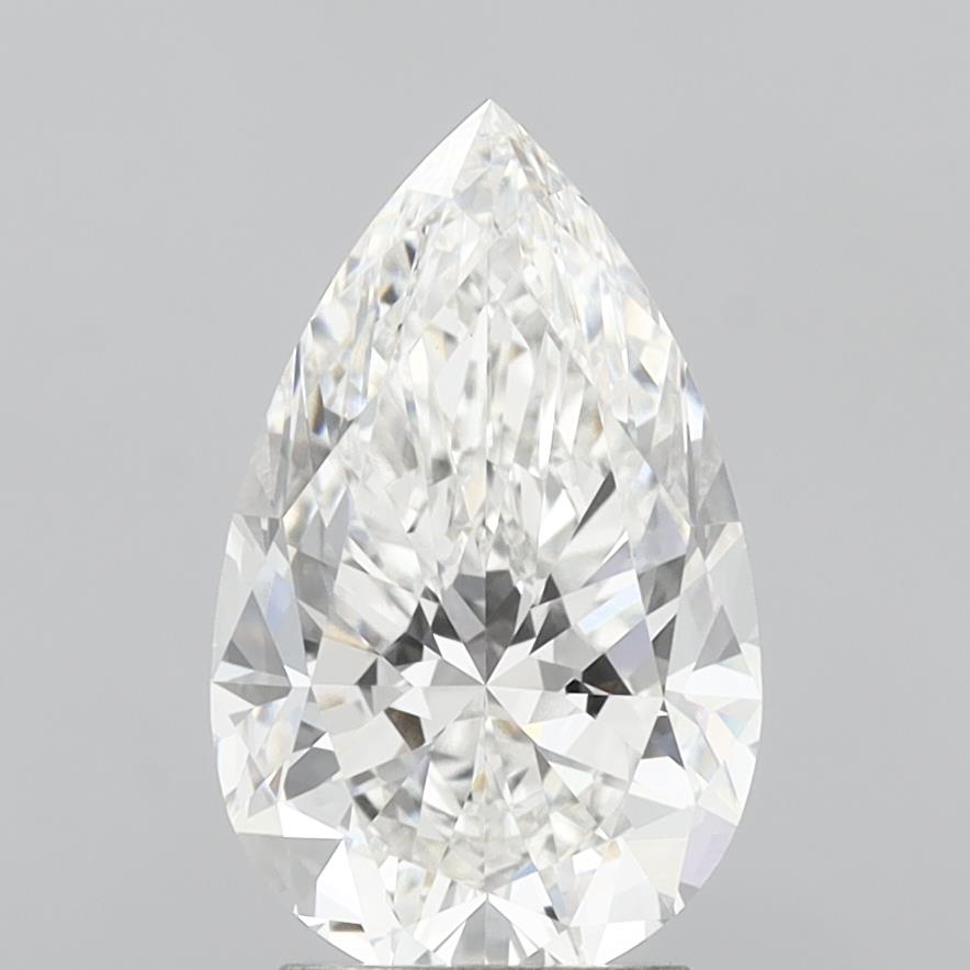 3.1ct Pear, F VVS2 — IGI