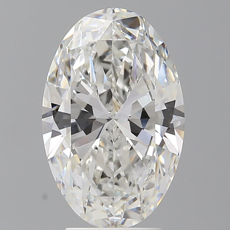 4.06ct Oval Lab-Grown Diamond — F VVS2, IGI Certified