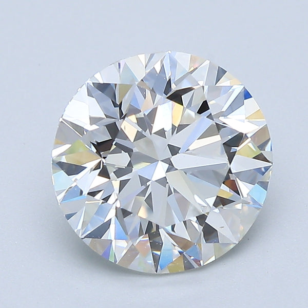 3.01ct Round, H VS2 — GIA