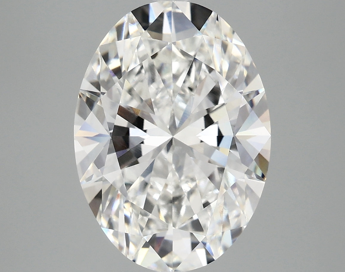 4.89ct Oval, F VS1 — IGI