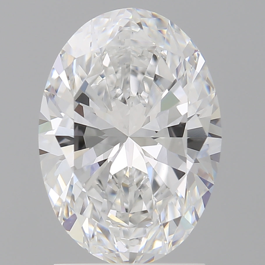 2.09ct Oval Lab-Grown Diamond — D VVS2, IGI Certified