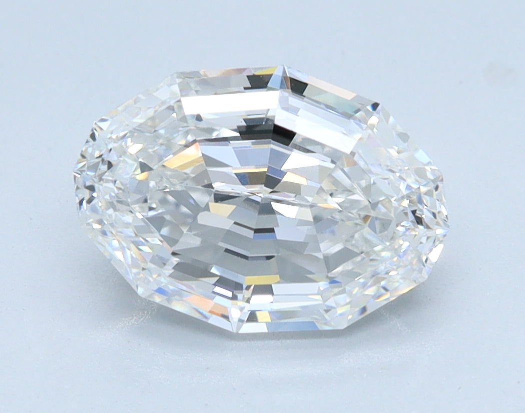 2.04ct Oval Step Cut, E VS1 — IGI