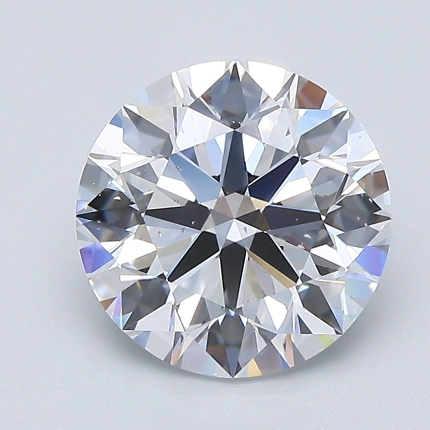 2.6ct Round Natural Diamond — D SI1, GIA Certified