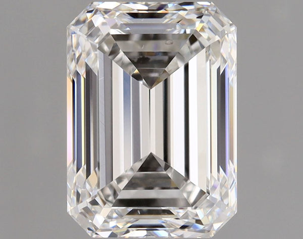2.01ct EMERALD, F VS2 — GIA