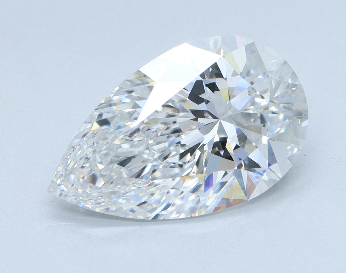 4.01ct Pear Lab-Grown Diamond — E VS2, IGI Certified