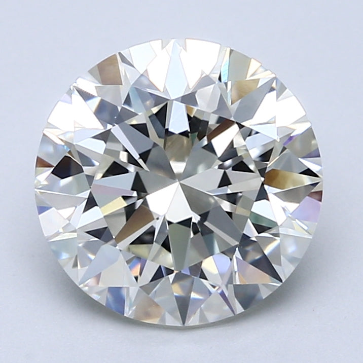 3.6ct Round Natural Diamond — J VVS2, GIA Certified