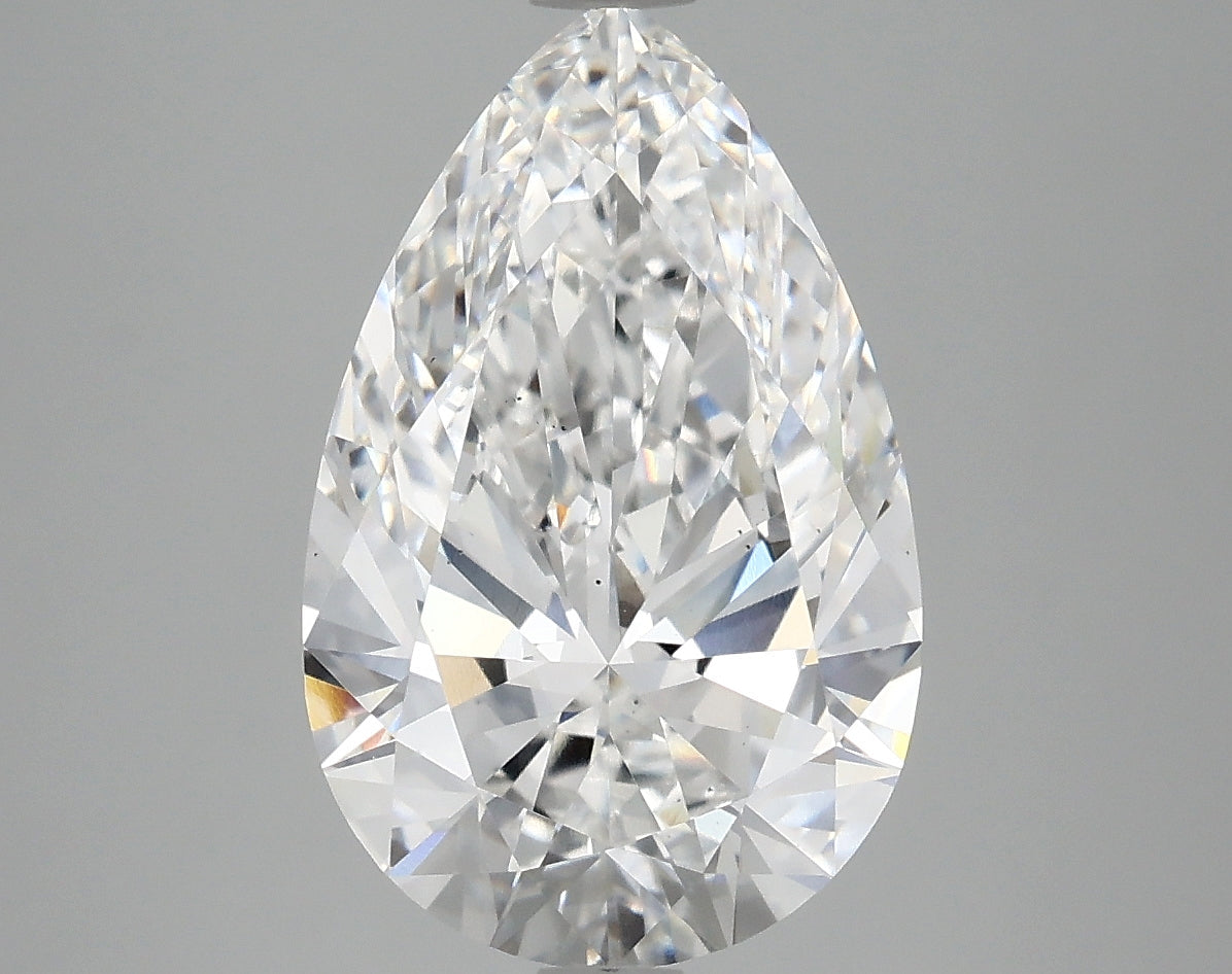 3.9ct Pear, D VS2 — IGI