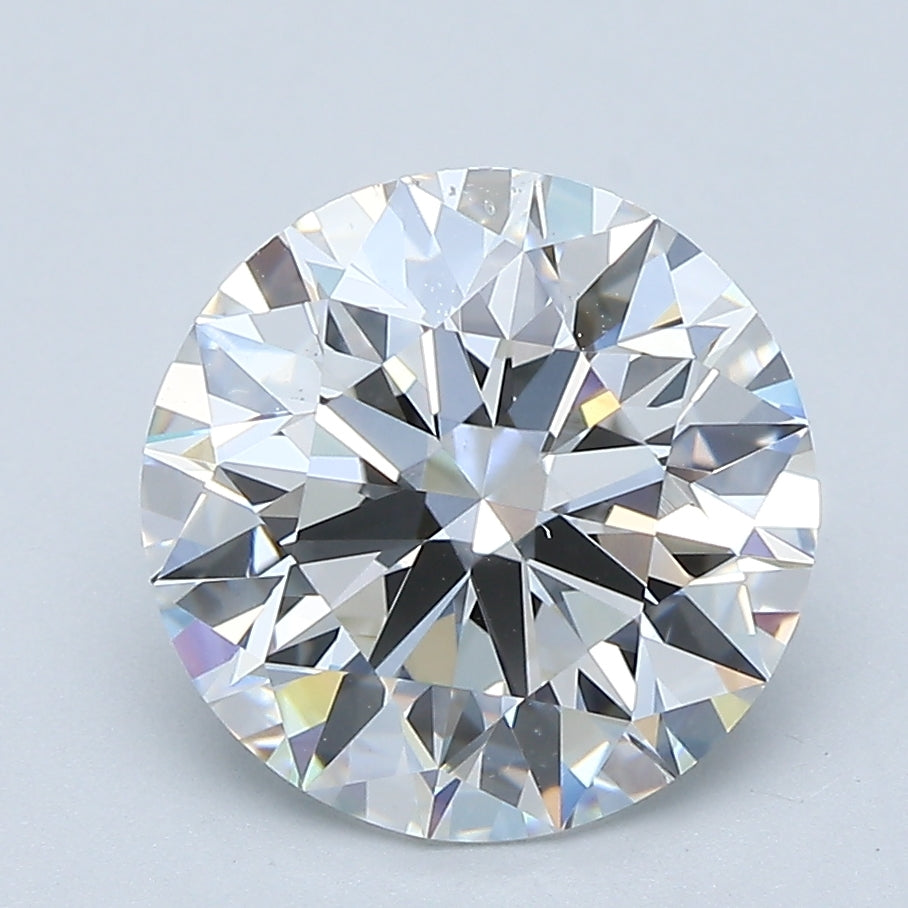3.12ct Round Natural Diamond — F VS2, GIA Certified