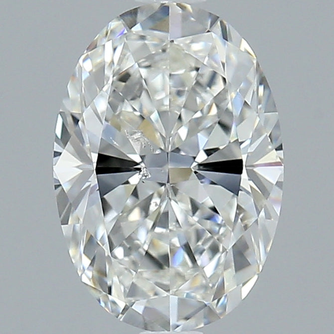 2.0ct Oval, H SI2 — GIA
